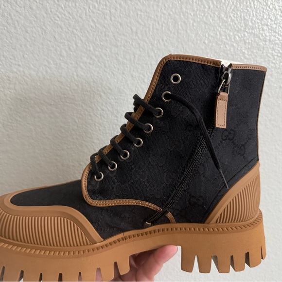 Men’s Gucci Us size 10 boots brand new with box Monogram - Picture 5 of 5